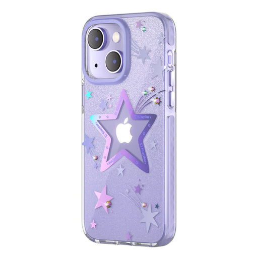 Кейс Kingxbar Heart Star Series за iPhone 14 Plus лилав