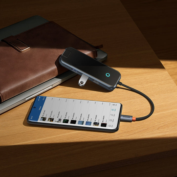 Хъб Baseus AcmeJoy USB - C към PD & Data / 2xUSB3.0