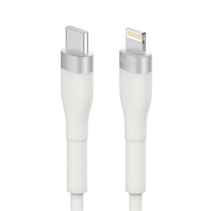 Кабел Ringke USB - C към Lightning 480Mb/s 20W 2m Бял