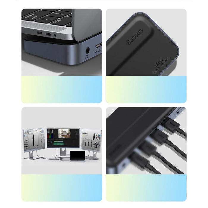 Хъб Baseus EliteJoy Gen2 USB - C към 1x HDMI/ 3x