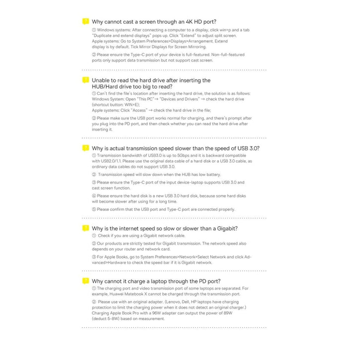 Хъб Baseus EliteJoy Gen2 USB - C към 1x HDMI/ 3x