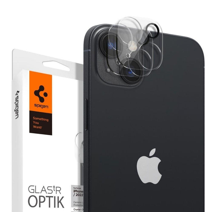 Протектори за камера Spigen Optik. TR за iPhone 14/14 Plus, 2бр., прозрачни