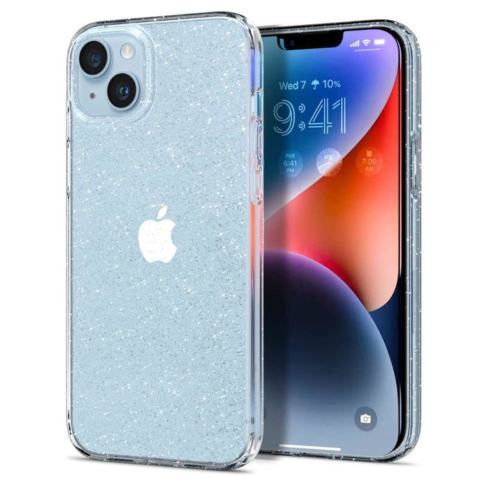 Кейс Spigen Liquid Crystal за iPhone 14, блестящ, прозрачен