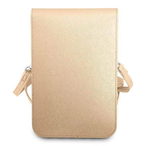 Чанта Guess GUWBSATMLG бежова Saffiano Triangle