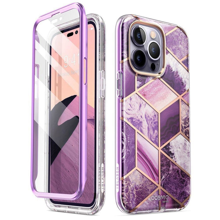 Кейс Supcase Cosmo за iPhone 14 PRO MAX, MARBLE PURPLE