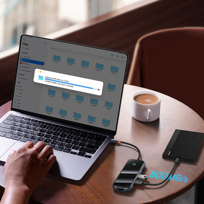 Хъб Baseus AcmeJoy USB - C към 1xHDMI / 2xUSB - A 3.0