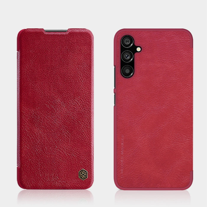 Кожен калъф с отделение за карти