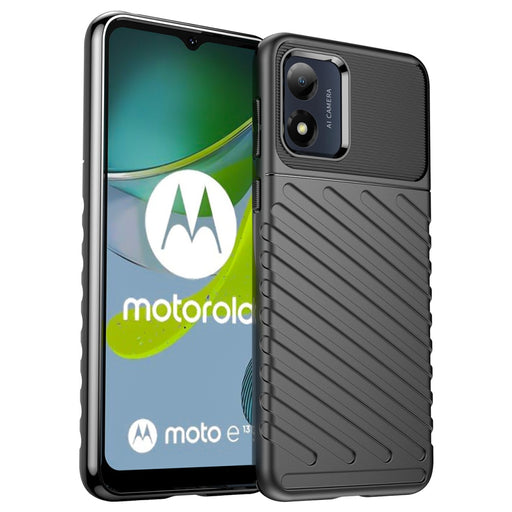 Кейс HQWear Thunder Case за Motorola Moto E13 черен