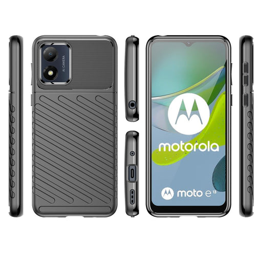 Кейс HQWear Thunder Case за Motorola Moto E13 черен