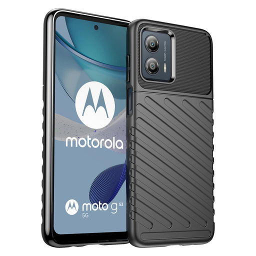 Кейс HQWear Thunder Case за Motorola Moto G53 черен