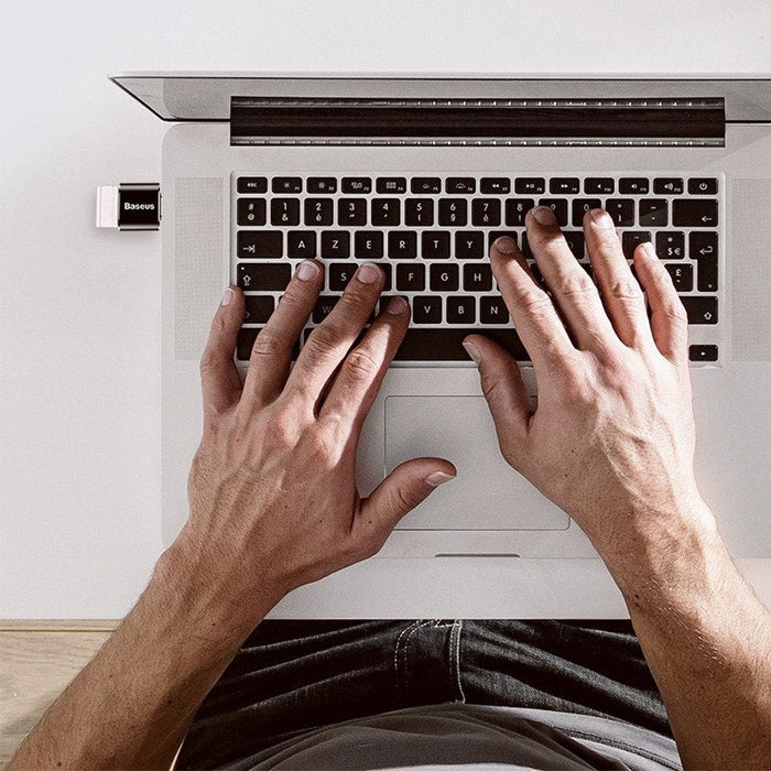 Адаптер Baseus USB към Type - C 2.4A черен