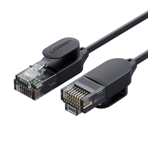 UGREEN NW122 Ethernet кабел RJ45 Cat.6A UTP 0.5m (черен)