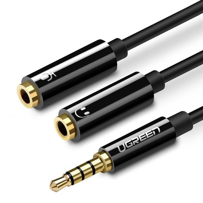 UGREEN AV141 3.5mm мъжки с двоен женски