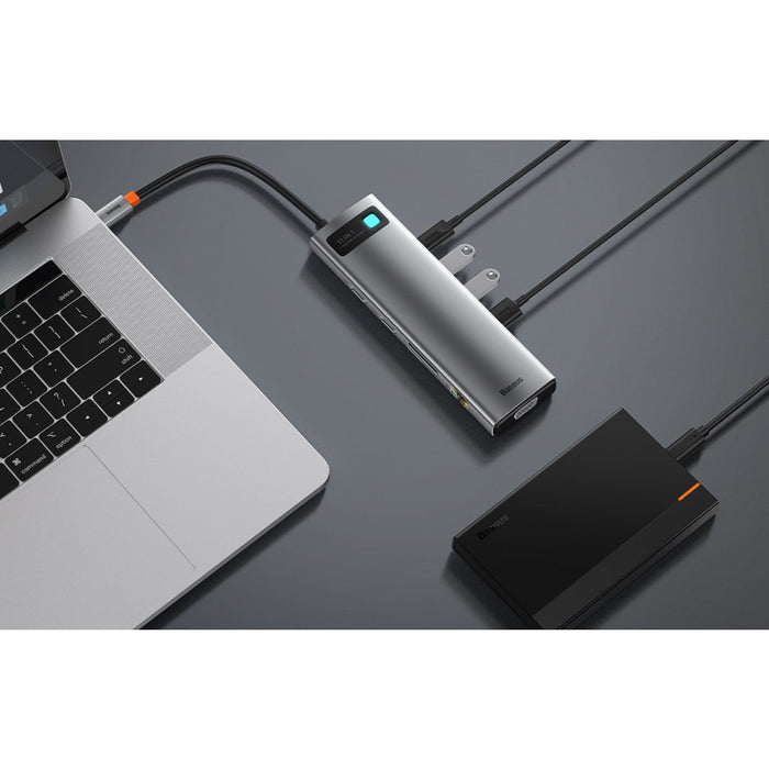 Хъб адаптер 11в1 Baseus Metal Gleam Series USB