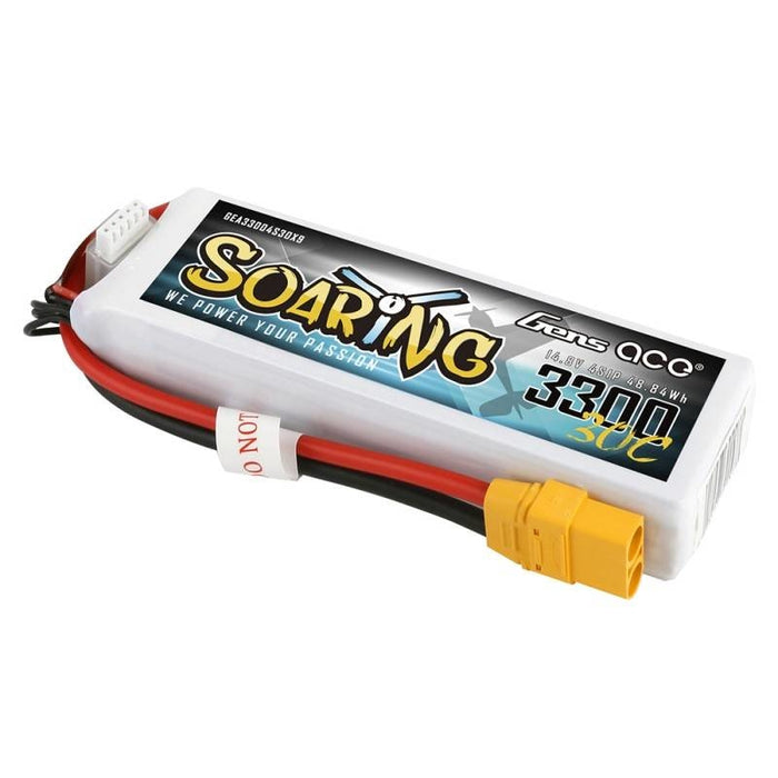 Батерия Gens Ace Soaring 3300mAh 14.8V 30C 4S1P XT90