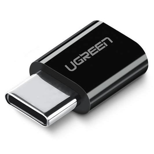 Адаптер UGREEN US157 Micro USB към USB - C черен
