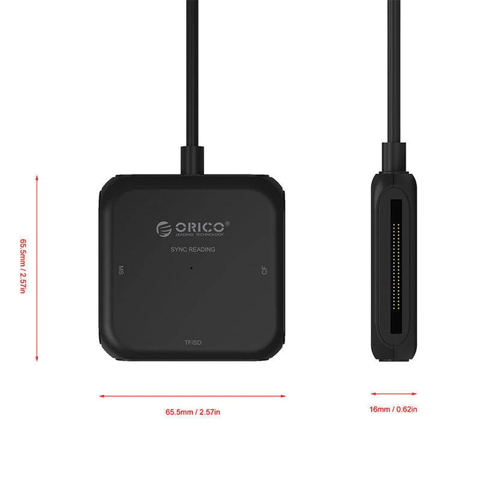 4в1 четец за карти памет Orico USB 3.0 черен