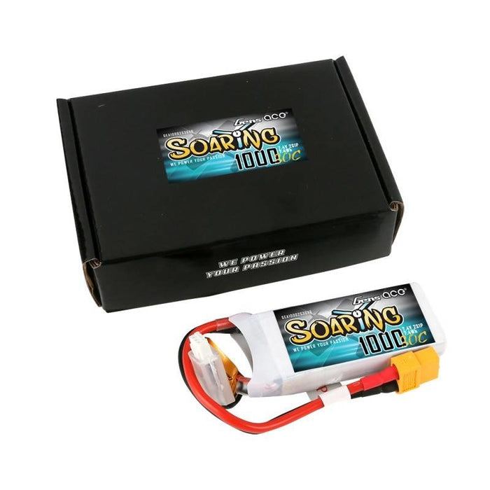 Батерия Gens Ace Soaring 1000mAh 7.4V 30C 2S1P XT60