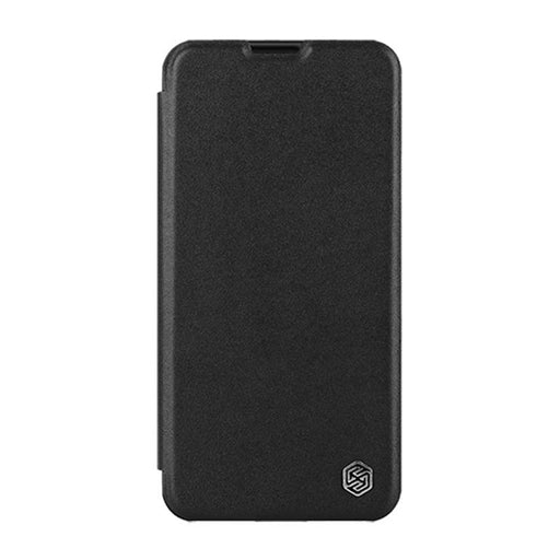 Кожен кейс Nillkin Qin Pro Leather за iPhone 13 (черен)