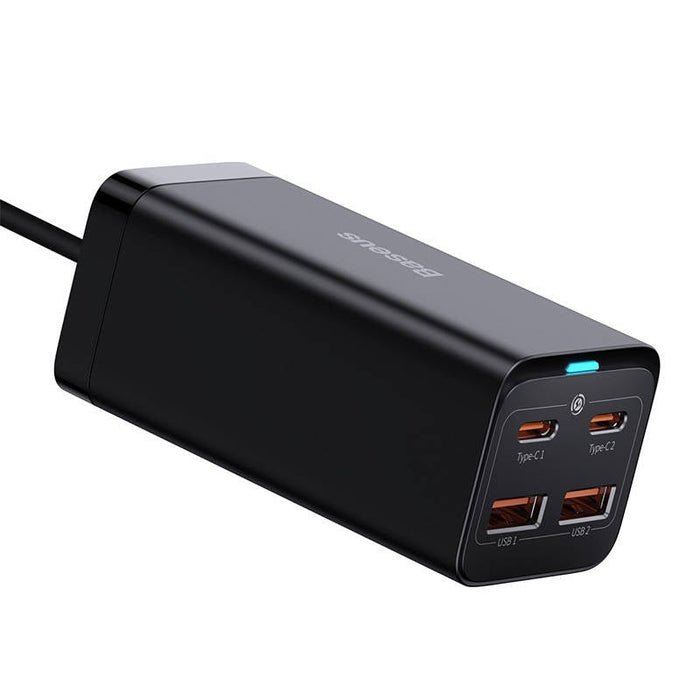 Зарядно устройство Baseus GaN3 Pro 2xUSB-C 2xUSB 100W Черен