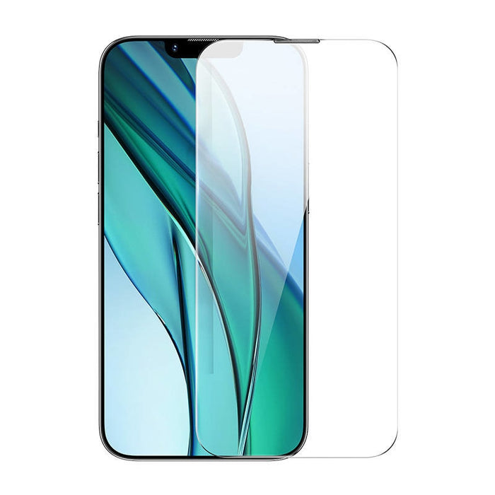 Скрийн протектор от закалено стъкло Baseus Crystal 0.3mm за iPhone 14 Plus/13 Pro Max, прахоустойчив, 2 броя