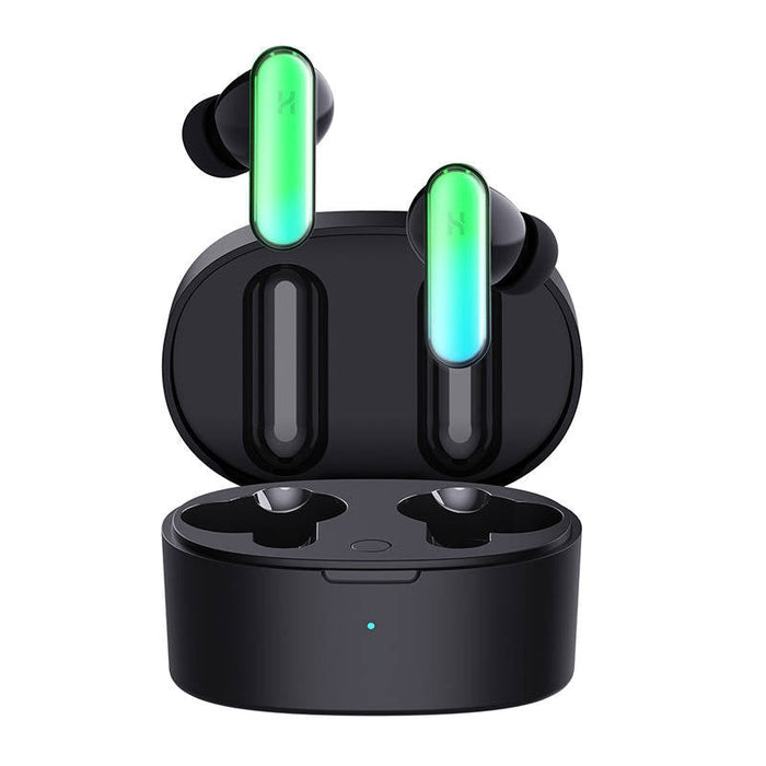 Безжични слушалки HHOGene GPods, TWS, ANC, RGB, 600mAh, IPX4, черни