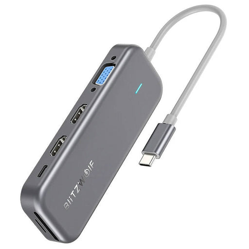 Хъб 11в1 Blitzwolf BW - TH11 HDMI x2 USB3.0 USB2.0