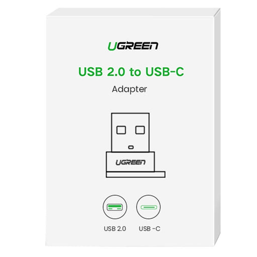 Адаптер UGREEN USB - A 2.0 към USB - C черен