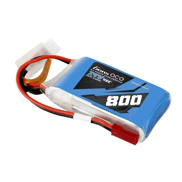 Батерия GensAce LiPo 800mAh 7.4V 45C 2S1P