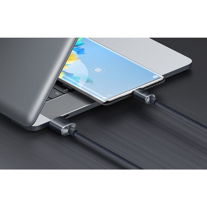 Кабел за зареждане USB към USB - C Baseus Crystal Shinе 100W