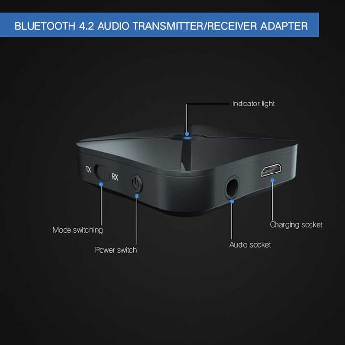 2в1 Bluetooth Трансмитер и Рисийвър за телевизор компютър