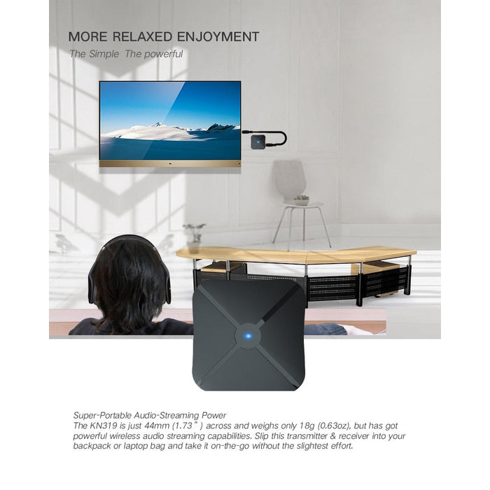 2в1 Bluetooth Трансмитер и Рисийвър за телевизор компютър