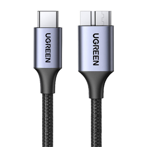 Кабел UGREEN 15231 USB - C към MicroUSB 0.5m space gray