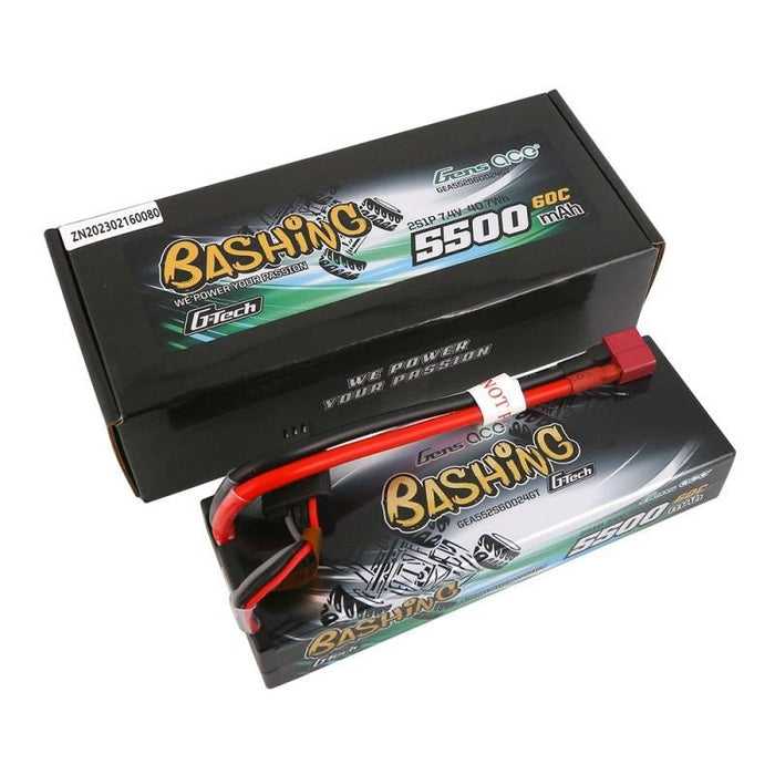 Батерия Gens Ace G - Tech 5500mAh 7.4V 60C 2S1P HardCase