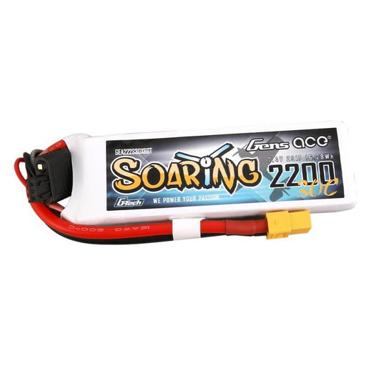 Батерия Gens Ace G - Tech Soaring 2200mAh 7.4V 30C 2S1P XT60