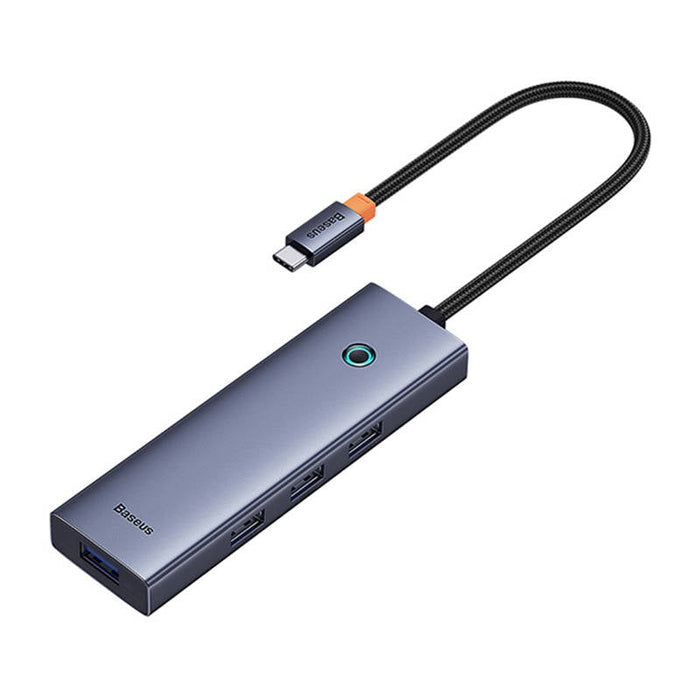 4в1 Хъб Baseus UltraJoy USB - C към USB 3.0 сив