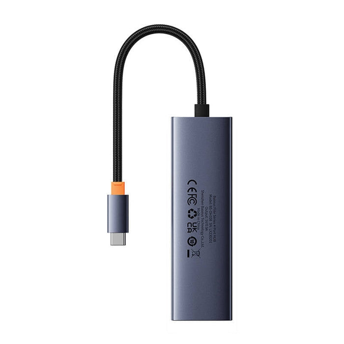4в1 Хъб Baseus UltraJoy USB - C към USB 3.0 сив