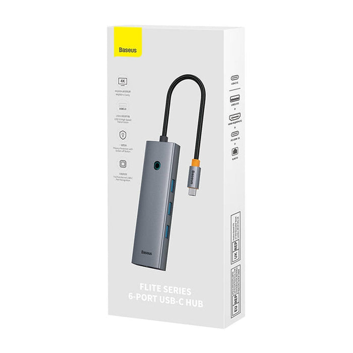 6в1 Хъб Baseus UltraJoy USB - C към 1x HDMI4K@30Hz