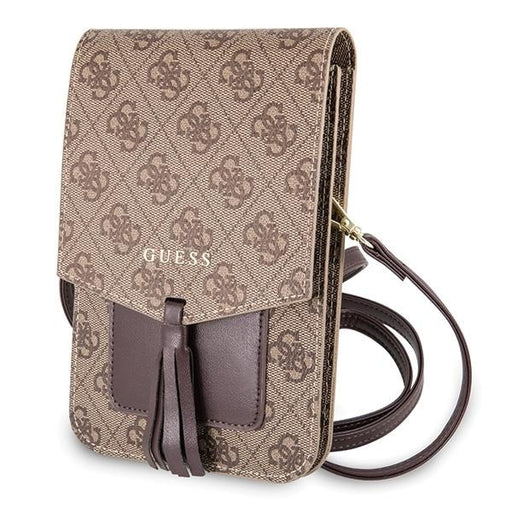 Чанта с презрамка Guess Wallet Universal Phone Bag Кафяв