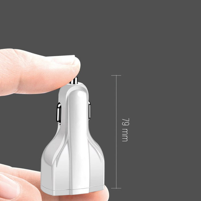 Зарядно устройство за кола Wozinsky USB x2 USB - C Черен