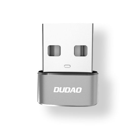 Адаптер Dudao L16AC USB - C USB черен