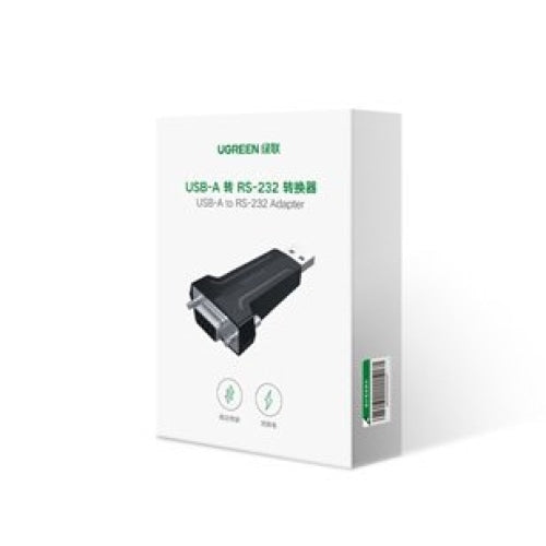 Адаптер Ugreen Db9 Rs - 232 USB черен
