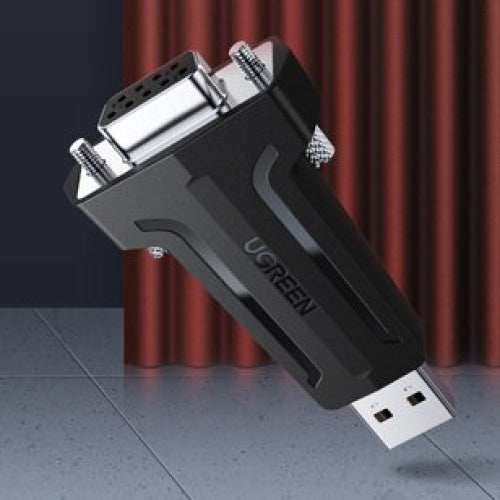 Адаптер Ugreen Db9 Rs - 232 USB черен