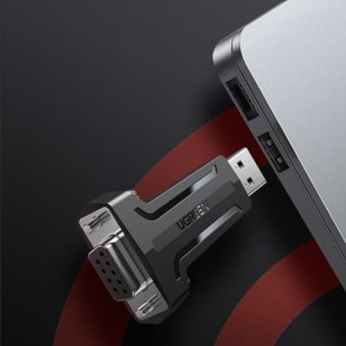 Адаптер Ugreen Db9 Rs - 232 USB черен