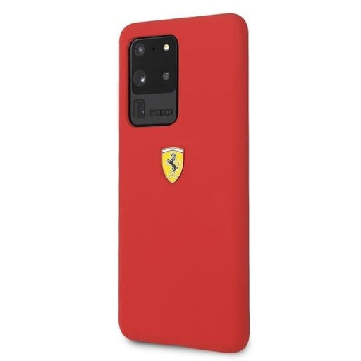 Калъф Ferrari SF Silicone за Samsung Galaxy S20 Ultra Red