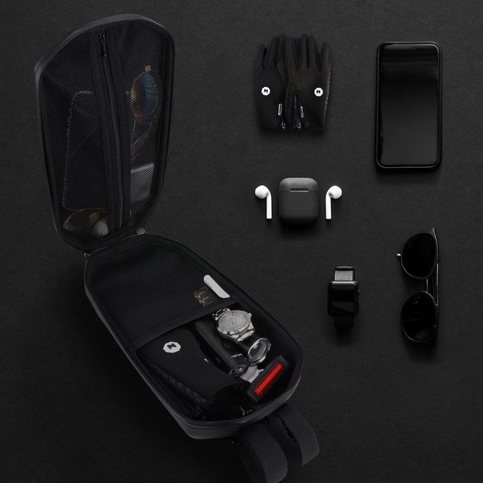 Водоустойчива чанта Wozinsky за кормило на скутер 4l Черен