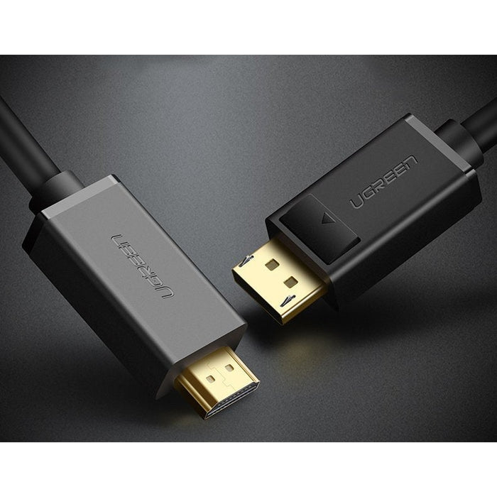 Кабел Ugreen HDMI към DisplayPort 4K 30Hz 28AWG 2m черен