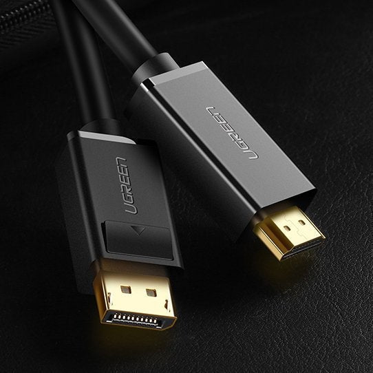 Кабел Ugreen HDMI към DisplayPort 4K 30Hz 28AWG 2m черен
