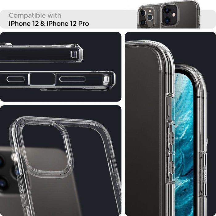 Калъф Spigen Ultra Hybrid за iPhone 12 / Pro Crystal Clear