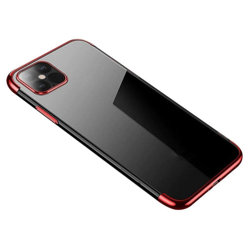 Калъф Clear Color Case за Samsung Galaxy S21 Ultra 5G червен